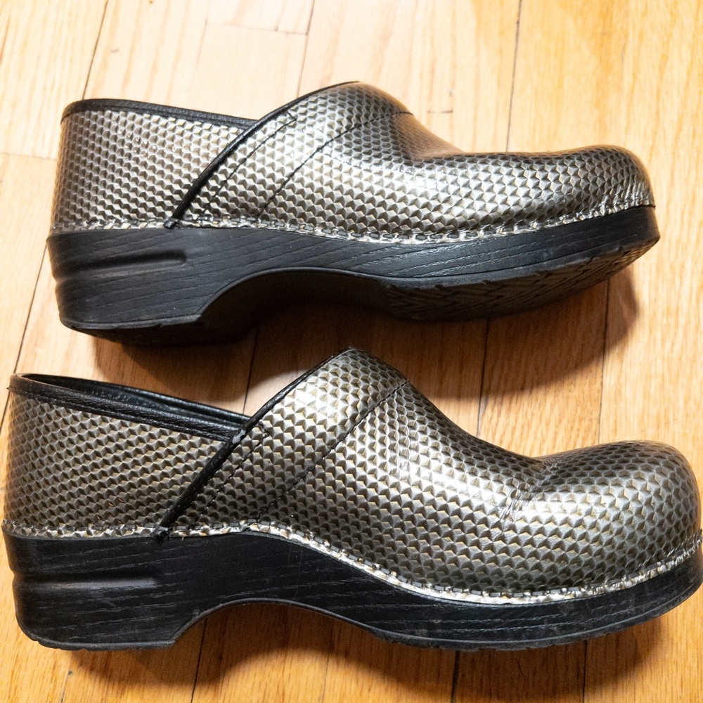 Dansko Metallic Pattern Clogs - image 7
